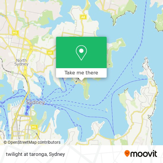 twilight at taronga map