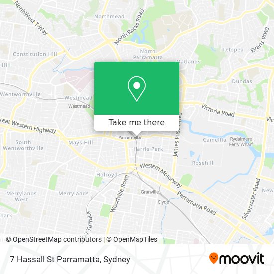 7 Hassall St Parramatta map