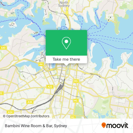 Bambini Wine Room & Bar map