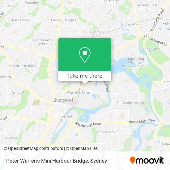 Peter Warren's Mini Harbour Bridge map