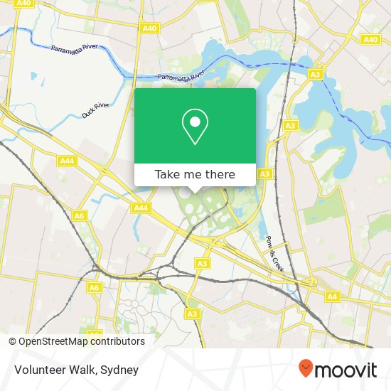 Volunteer Walk map