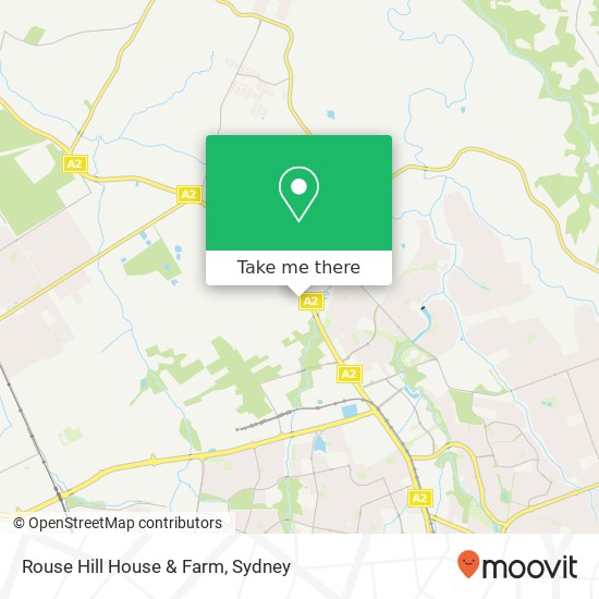 Rouse Hill House & Farm map