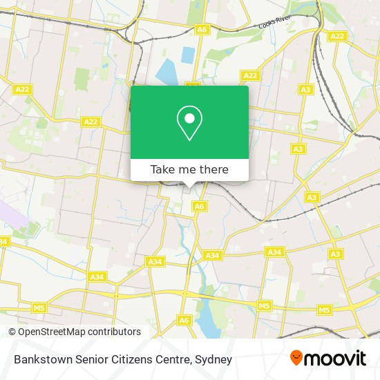 Bankstown Senior Citizens Centre map