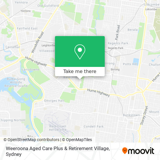 Mapa Weeroona Aged Care Plus & Retirement Village