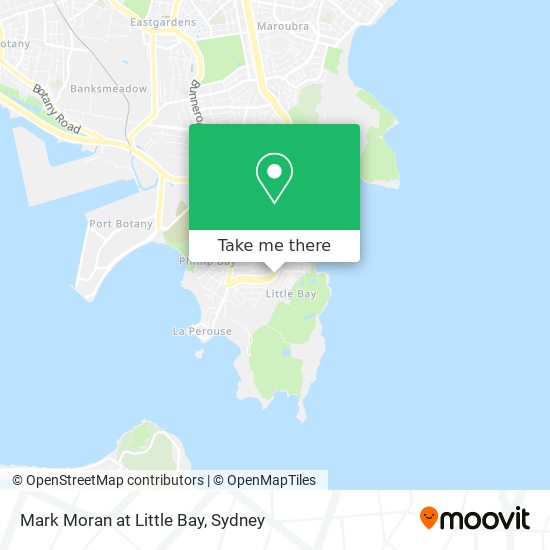 Mapa Mark Moran at Little Bay