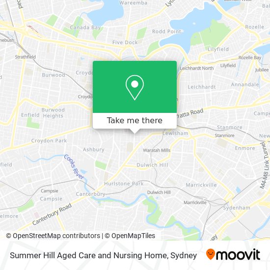 Summer Hill Aged Care and Nursing Home map