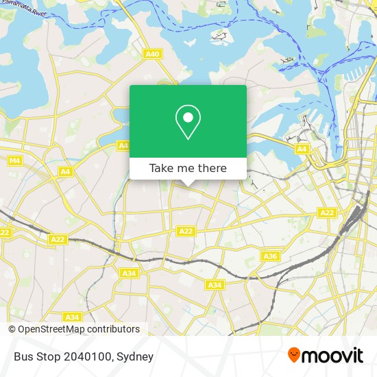 Bus Stop 2040100 map