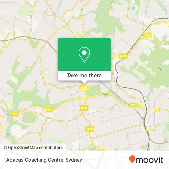 Mapa Abacus Coaching Centre