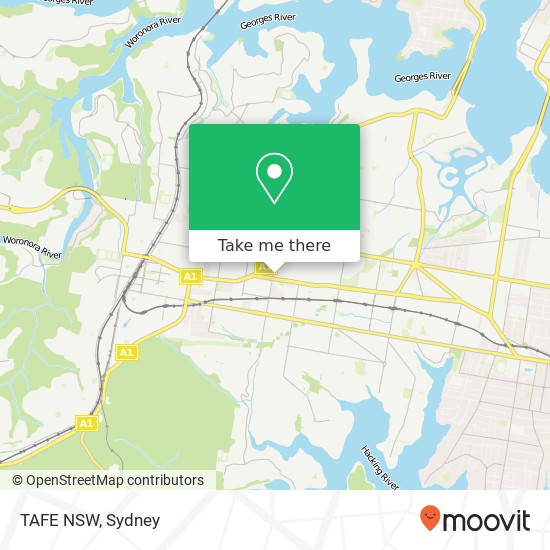 TAFE NSW map