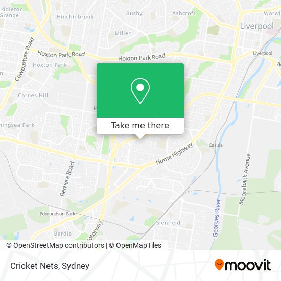 Cricket Nets map