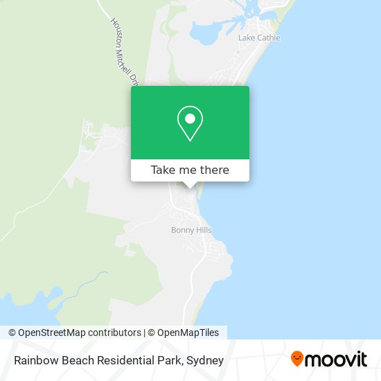 Rainbow Beach Residential Park map