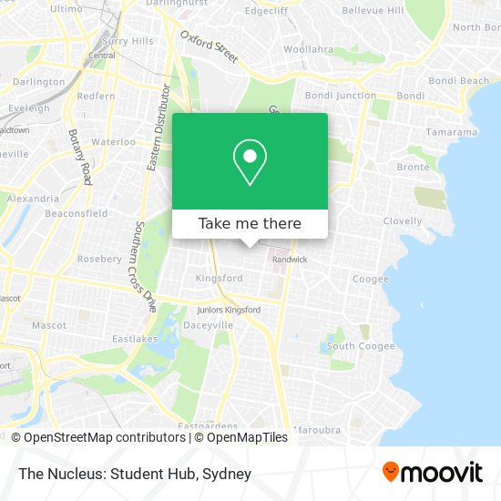 The Nucleus: Student Hub map