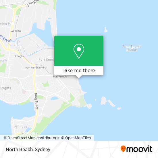 Mapa North Beach