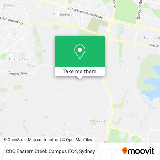 CDC Eastern Creek Campus EC4 map