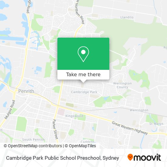 Cambridge Park Public School Preschool map