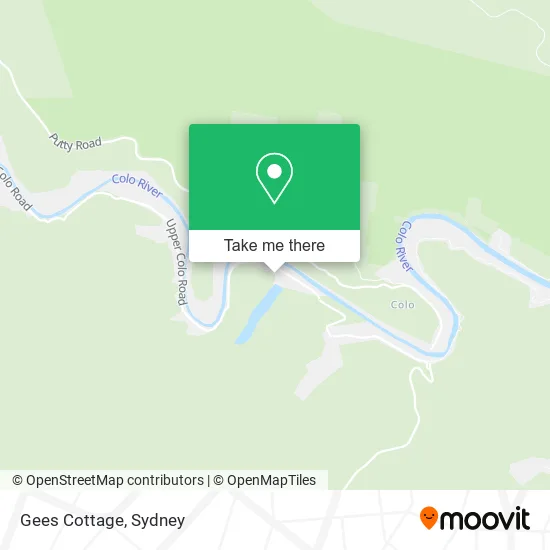 Gees Cottage map