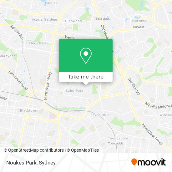 Noakes Park map