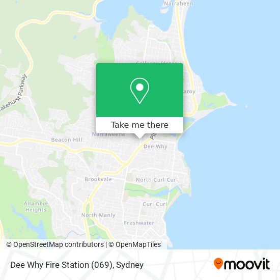 Dee Why Fire Station (069) map