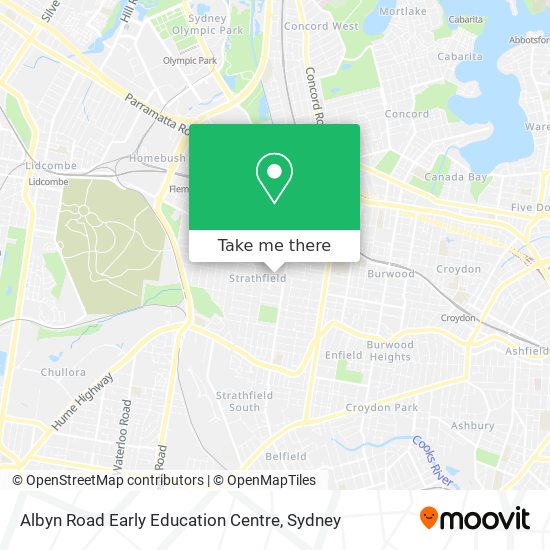 Albyn Road Early Education Centre map