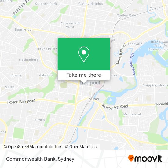 Commonwealth Bank map