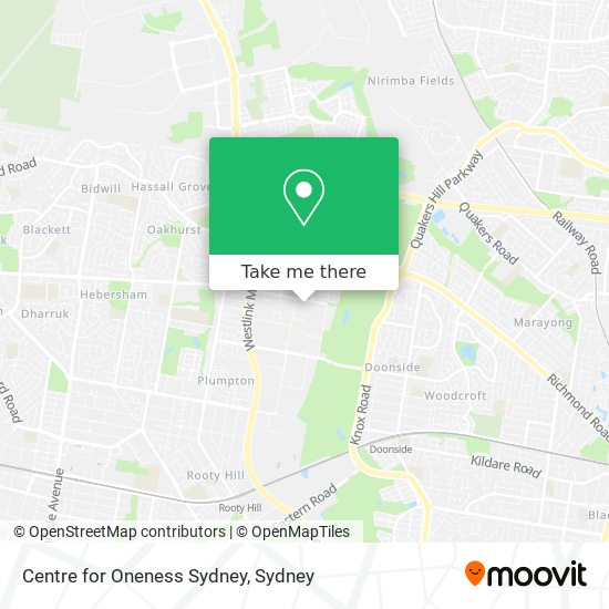 Centre for Oneness Sydney map