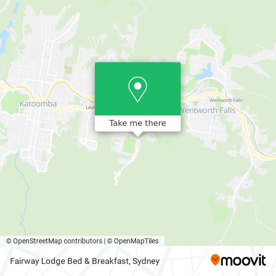 Fairway Lodge Bed & Breakfast map