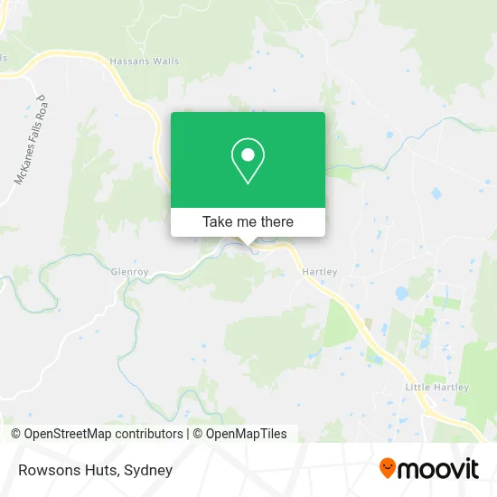 Rowsons Huts map