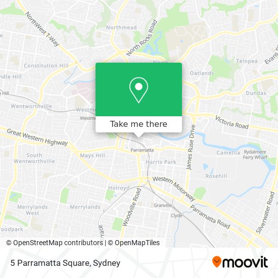 5 Parramatta Square map