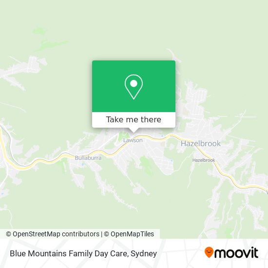 Mapa Blue Mountains Family Day Care