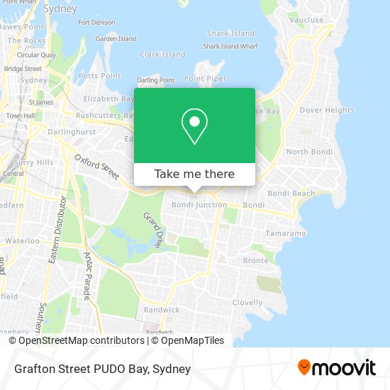 Grafton Street PUDO Bay map