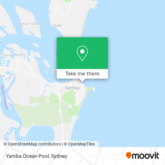 Yamba Ocean Pool map