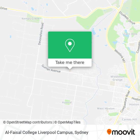 Al-Faisal College Liverpool Campus map
