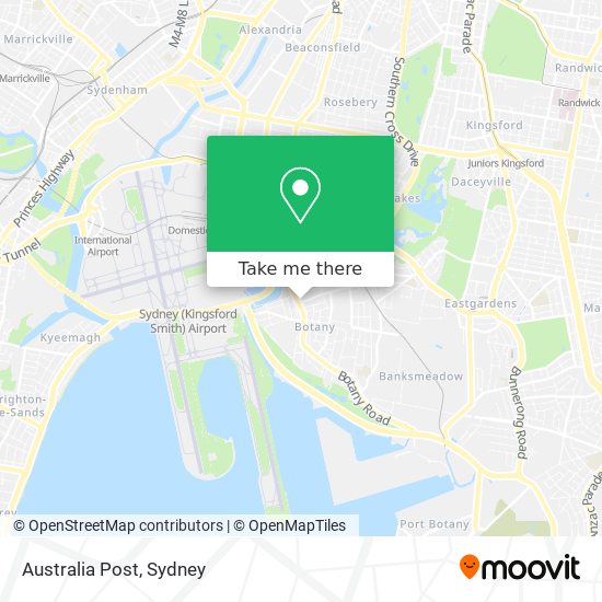 Australia Post map