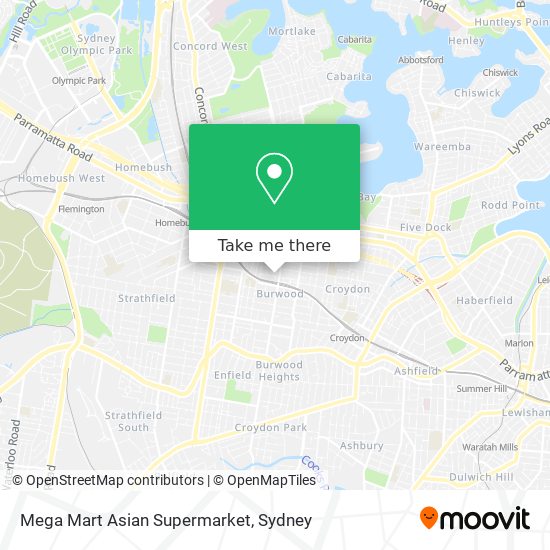 Mega Mart Asian Supermarket map