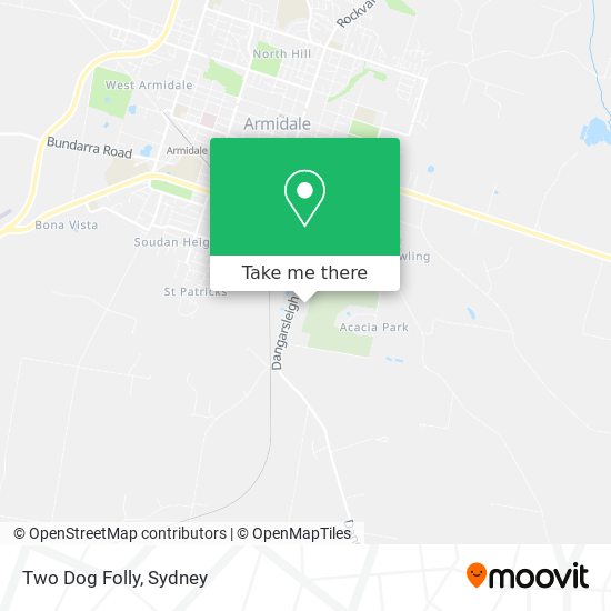 Two Dog Folly map