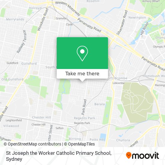 St Joseph the Worker Catholic Primary School map