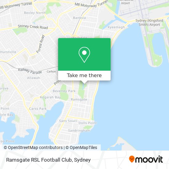 Ramsgate RSL Football Club map