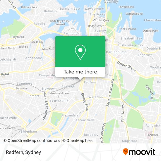 Redfern map