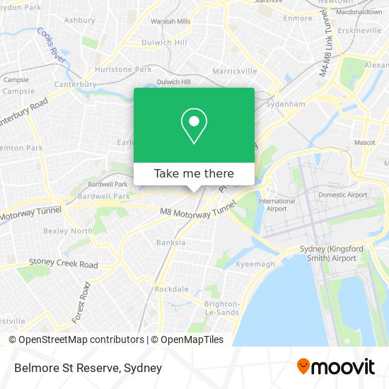 Belmore St Reserve map