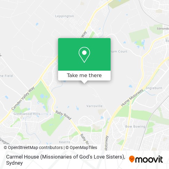 Carmel House (Missionaries of God's Love Sisters) map
