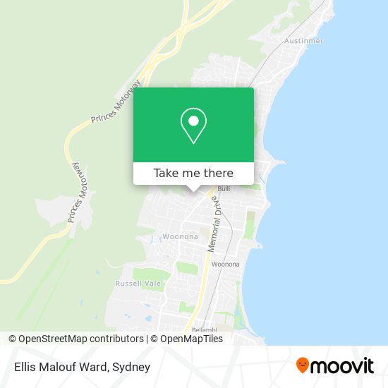 Ellis Malouf Ward map