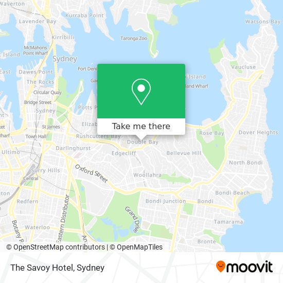 The Savoy Hotel map