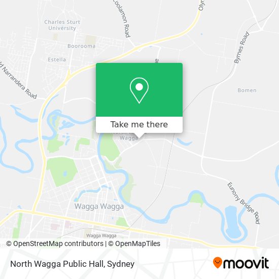 Mapa North Wagga Public Hall