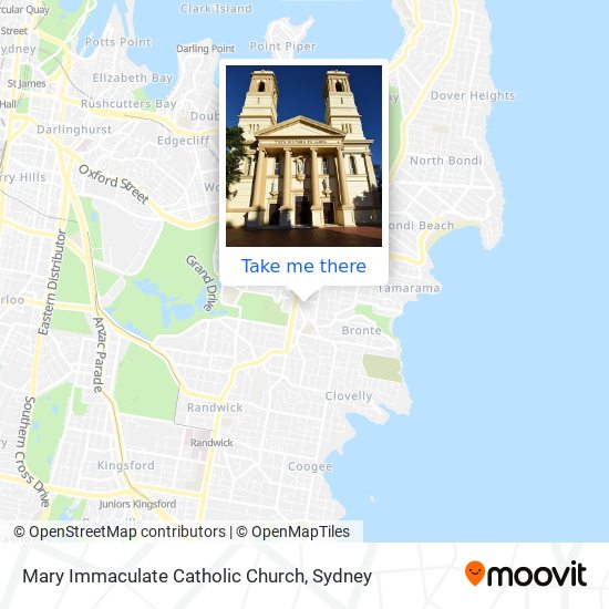Mapa Mary Immaculate Catholic Church