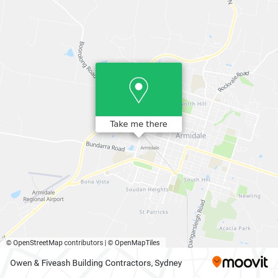 Mapa Owen & Fiveash Building Contractors