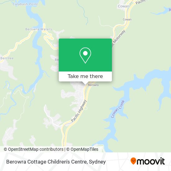 Mapa Berowra Cottage Children's Centre