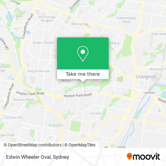 Edwin Wheeler Oval map
