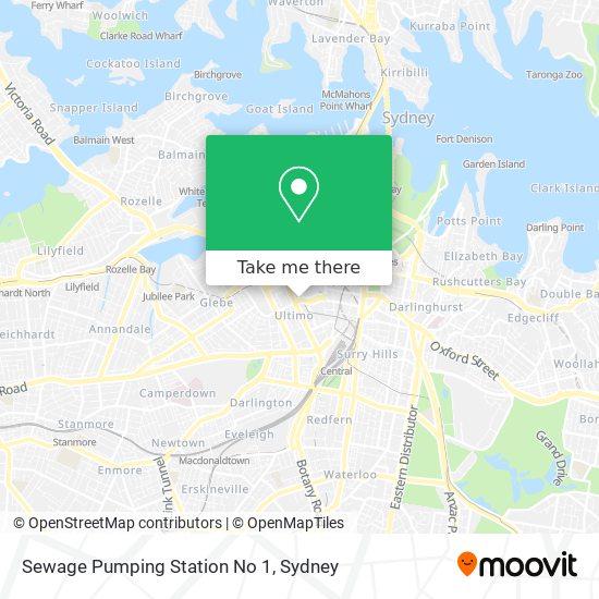 Mapa Sewage Pumping Station No 1