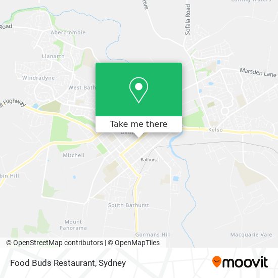 Food Buds Restaurant map