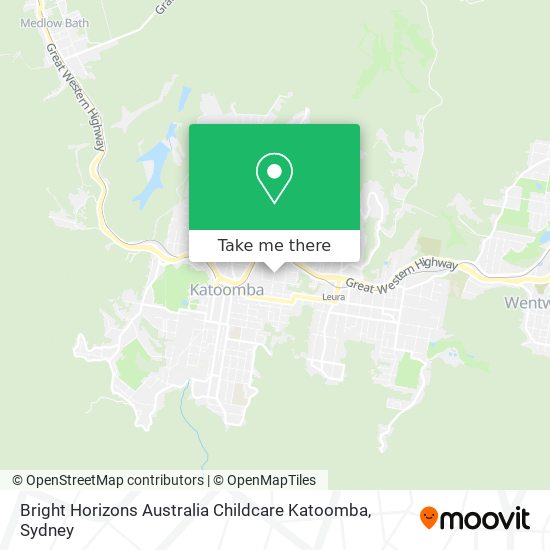 Bright Horizons Australia Childcare Katoomba map